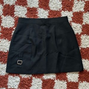 vintage black mini skirt